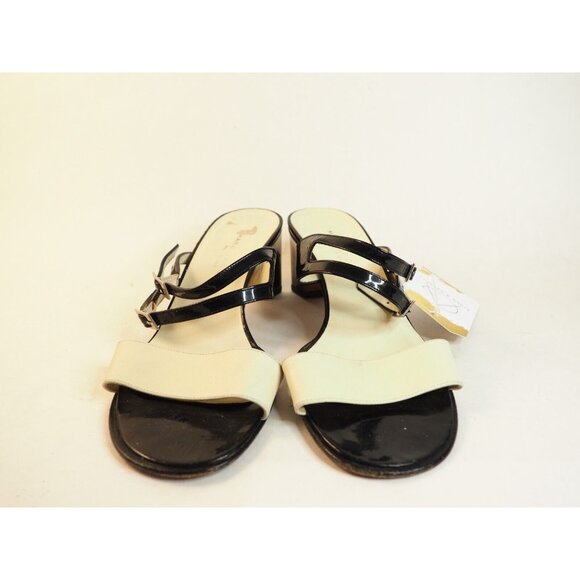 Marc Jacobs Black and Cream Heels - Picture 2 of 8